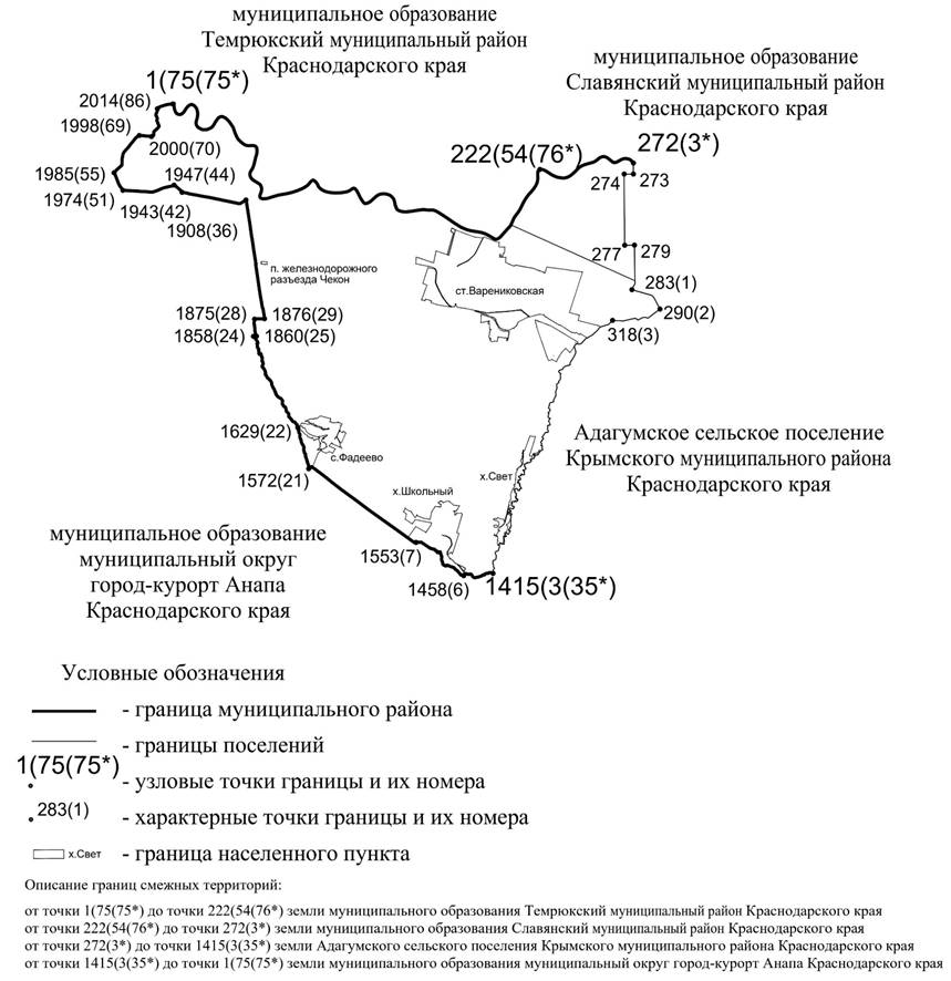 Закон Краснодарского края от 31.07.2024 N 5175-КЗ "О внесении изменений в Закон Краснодарского края "Об установлении границ муниципального образования Крымский район, наделении его статусом муниципального района, образовании в его составе муниципальных образований — городского и сельских поселений — и установлении их границ"