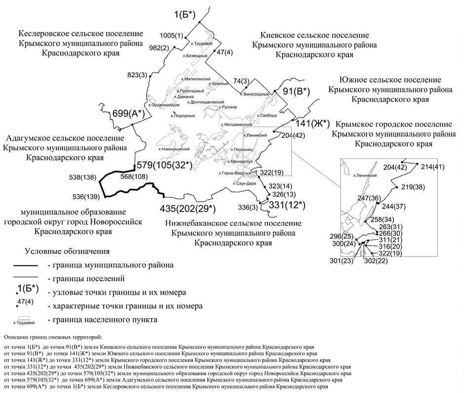 Закон Краснодарского края от 31.07.2024 N 5175-КЗ "О внесении изменений в Закон Краснодарского края "Об установлении границ муниципального образования Крымский район, наделении его статусом муниципального района, образовании в его составе муниципальных образований — городского и сельских поселений — и установлении их границ"